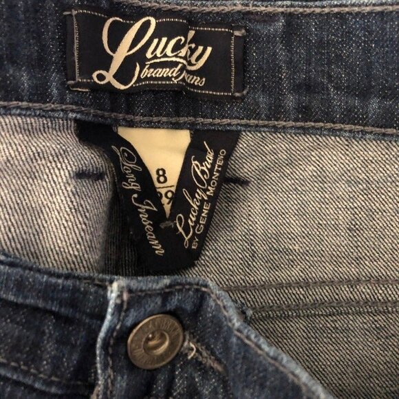 Lucky Brand sz 8 / 29 Neopolitan Easy Rider Jeans - Picture 7 of 11